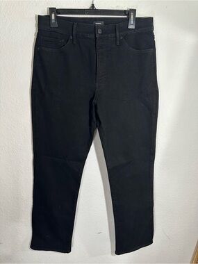 Express '90's Slim High Rise Stretch Jeans in Black Size 12
